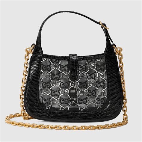 gucci jackie lizard bag|the Gucci jackie 1961.